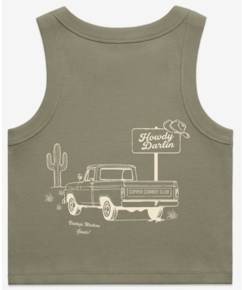 Dirt Road Cropped Tank